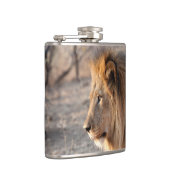 Löwenportrait Flachmann (Rechts)