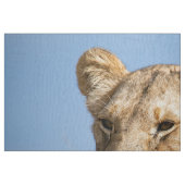 Löwenportrait-Foto Stoff (Fat Quarter (45,7 x 55,9 cm))