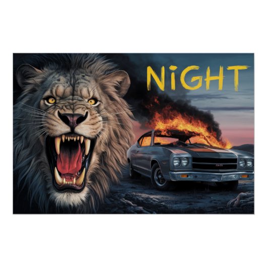 Löwenposter 02 poster (Vorderseite)