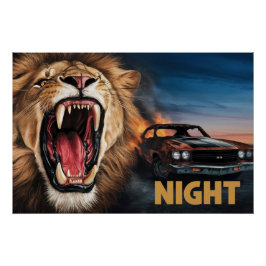 Löwenposter 03 poster