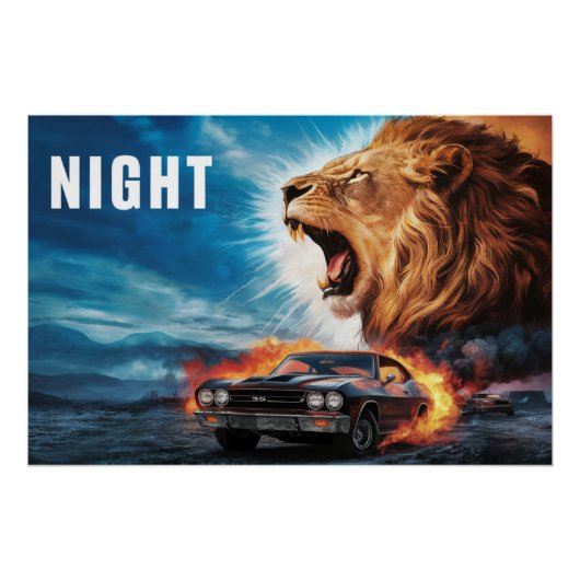 Löwenposter 05 poster (Vorderseite)