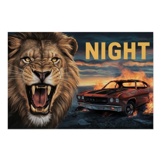 Löwenposter 07 poster (Vorderseite)