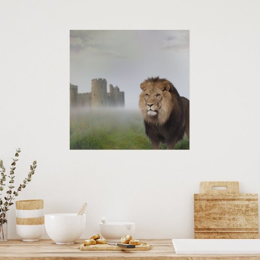 Löwenposter Poster (Küche)