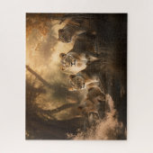 Löwenpride im Shade-Jigsaw-Puzzle Puzzle (Vertikal)