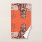 Löwenprint Badhandtuch Set (Handtuch)