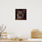 Löwenpumpe Poster (Küche)