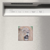 Löwenrotierender Wildtier-Realistenkunst großer Ka Magnet (In Situ (Geschirrspüler))