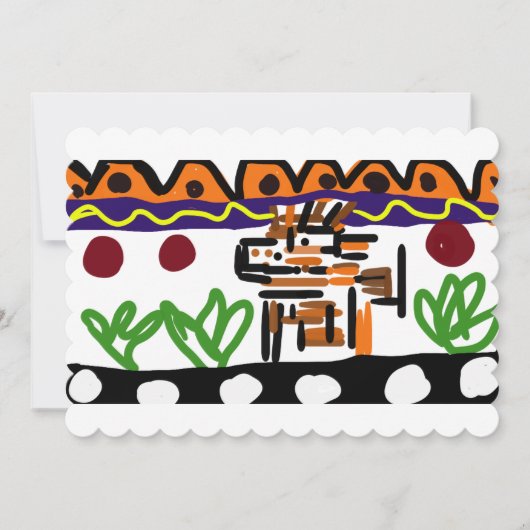 Löwenrückkunst Einladung (Vorderseite)