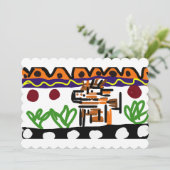 Löwenrückkunst Einladung (Stehend Vorderseite)