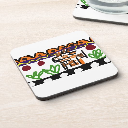 Löwenrückkunst Getränkeuntersetzer (Linke Seite)