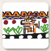 Löwenrückkunst Getränkeuntersetzer (Vorderseite)