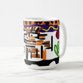 Löwenrückkunst Kaffeetasse (VorderseiteRechts)