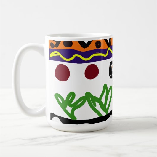 Löwenrückkunst Kaffeetasse (Links)
