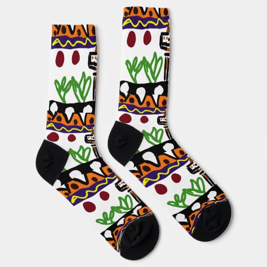 Löwenrückkunst Socken (Rechts)