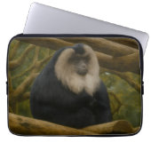 Löwenschwanzmakaque im Schutzgebiet der Wälder Laptopschutzhülle (Vorderseite)
