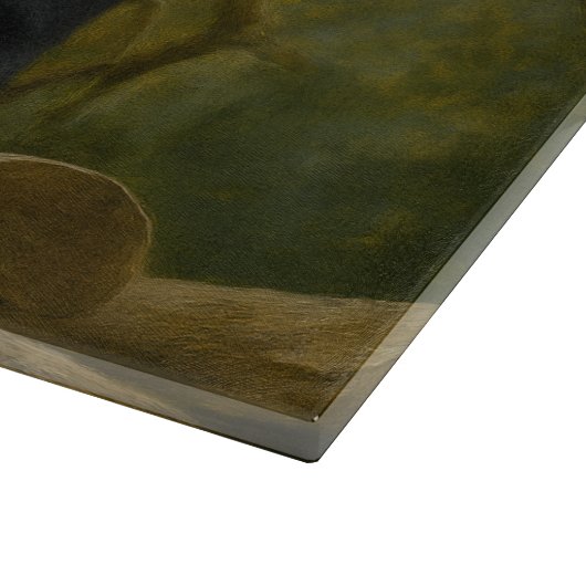 Löwenschwanzmakaque im Schutzgebiet der Wälder Schneidebrett (Ecke)