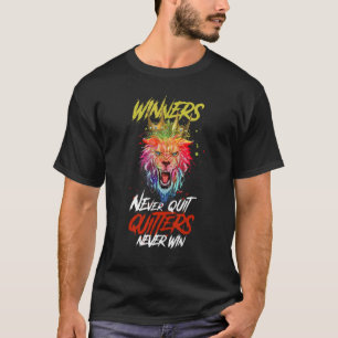 Löwensieger lassen die Motivation der königlichen T-Shirt