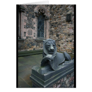 Löwenstatue - Edinburgh Castle
