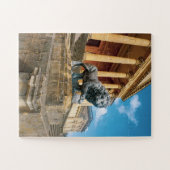 Löwenstatue Puzzle (Horizontal)