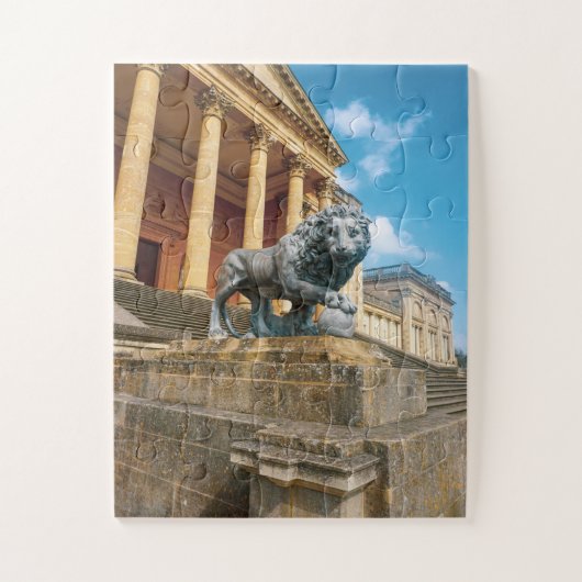Löwenstatue Puzzle (Vertikal)