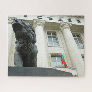 Löwenstatue, Sofia, Bulgarien 520-pc Puzzle