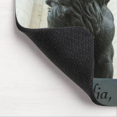 Löwenstatue, Sofia, Bulgarien Mousepad (Ecke)