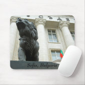 Löwenstatue, Sofia, Bulgarien Mousepad (Mit Mouse)