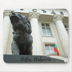 Löwenstatue, Sofia, Bulgarien Mousepad