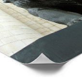 Löwenstatue, Sofia, Bulgarien Poster (Ecke)