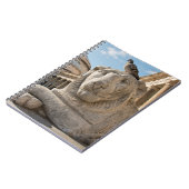 Löwenstatue vor der historischen Kirche Notizblock (Linke Seite)