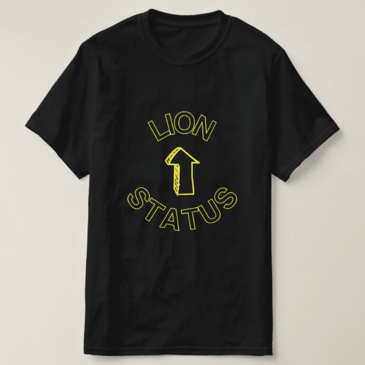 Löwenstatus - Für Ihre bärtigen Männer! T-Shirt (Design vorne)