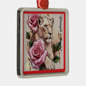 "Löwenstolz" Ornament Aus Metall (Rechts)