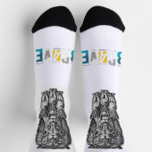 Löwenstolz x Sei immer mutig – Mutige Crew Socken (Oben)