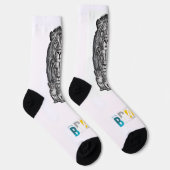 Löwenstolz x Sei immer mutig – Mutige Crew Socken (Rechts)