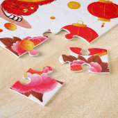 Löwentanz-Puzzle für Kinder Puzzle (Seite)