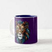 Löwentasse Zweifarbige Tasse (Vorderseite Links)