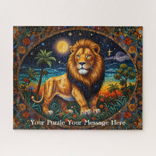 Löwenteppich Fantasymalerei Mosaik Diamant Puzzle
