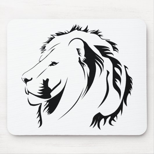 Löwentribal 001 mousepad (Vorne)