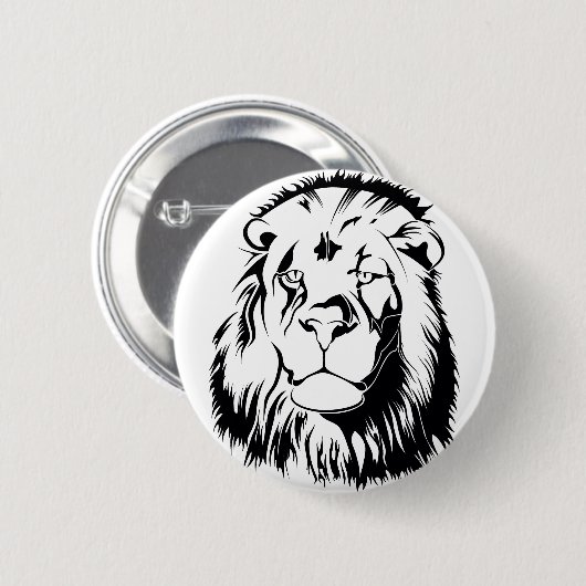 Löwentribal 002 button (Vorne & Hinten)