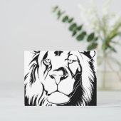 Löwentribal 002 postkarte (Stehend Vorderseite)