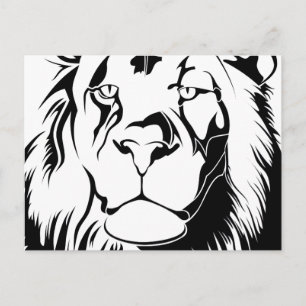 Löwentribal 002 postkarte