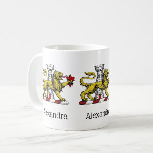 Löwenturm Fleur de Lis Wappen Emblem C Kaffeetasse