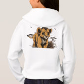 Löwenwächter Kinderhemden, Löwenwächter Kindergart Hoodie (Rückseite)