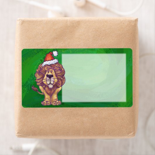 Löwenweihnacht auf Grün (Insitu)