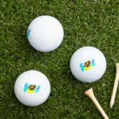 Löwenwellenkunst Golfball (Insitu Gras)