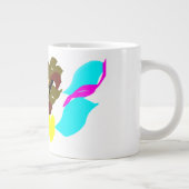 Löwenwellenkunst Jumbo-Tasse (Rechts)