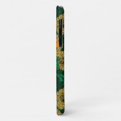 Löwenwiese auf dunkelgrün Case-Mate iPhone hülle (Hinten/Links)