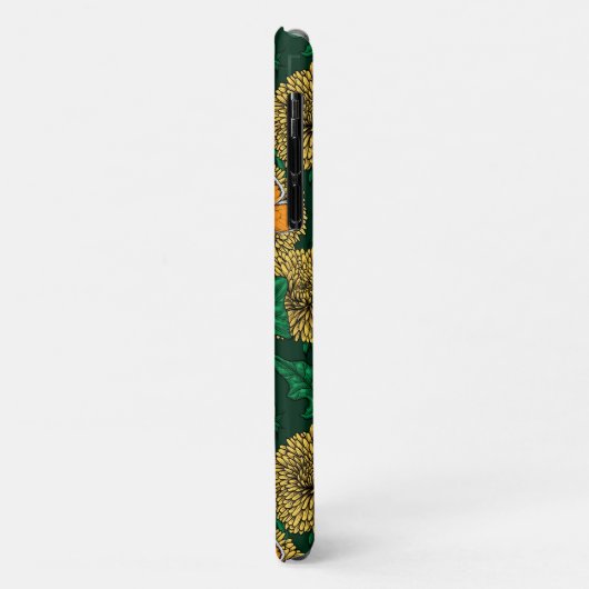 Löwenwiese auf dunkelgrün Case-Mate iPhone hülle (Hinten/Links)