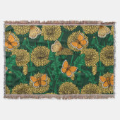 Löwenwiese auf dunkelgrün decke (Vorderseite)