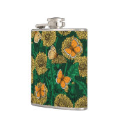 Löwenwiese auf dunkelgrün flachmann (Links)